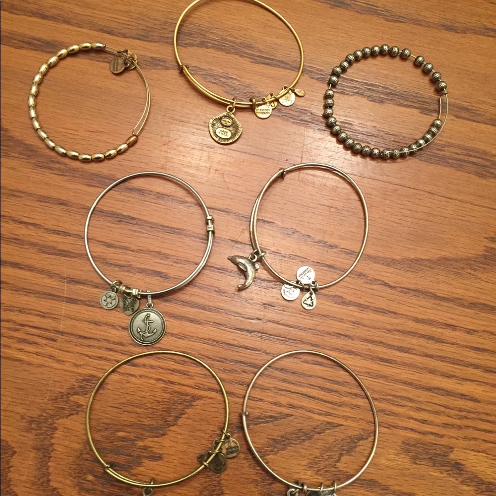 Alex and Ani Nautical bracelets
